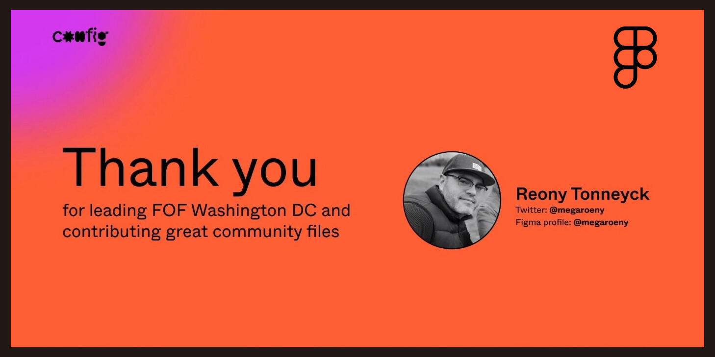 Screenshot of a Thank You shout-out I received during Config 2021