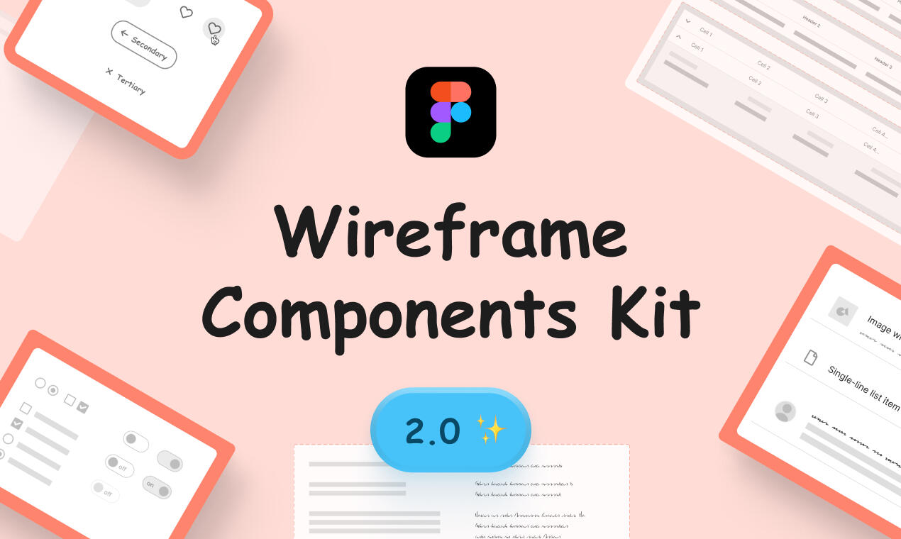 A thumbnail of Wireframe Components Kit 2.0